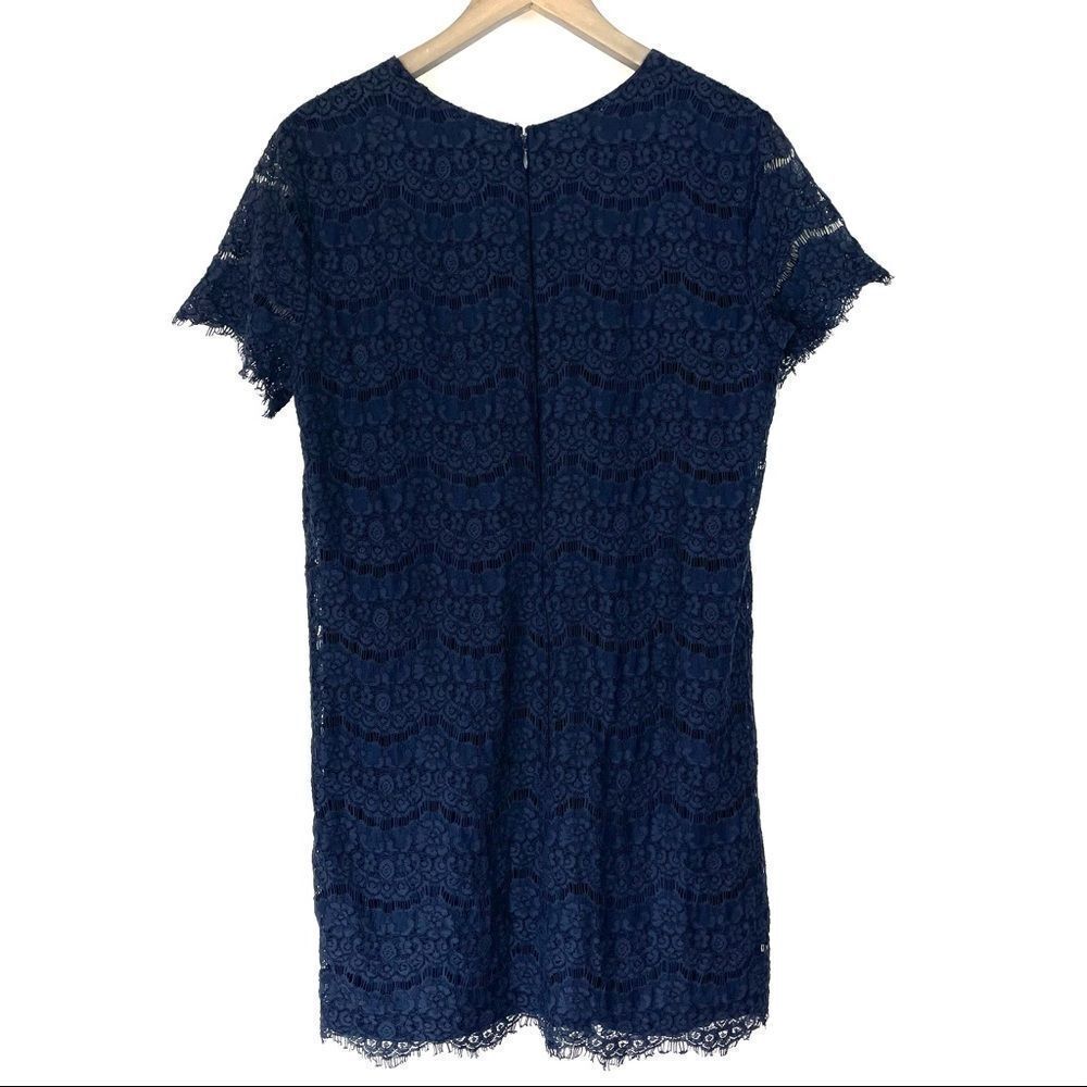 LULU’S Blue Lace Dress Large - Picture 5 of 16
